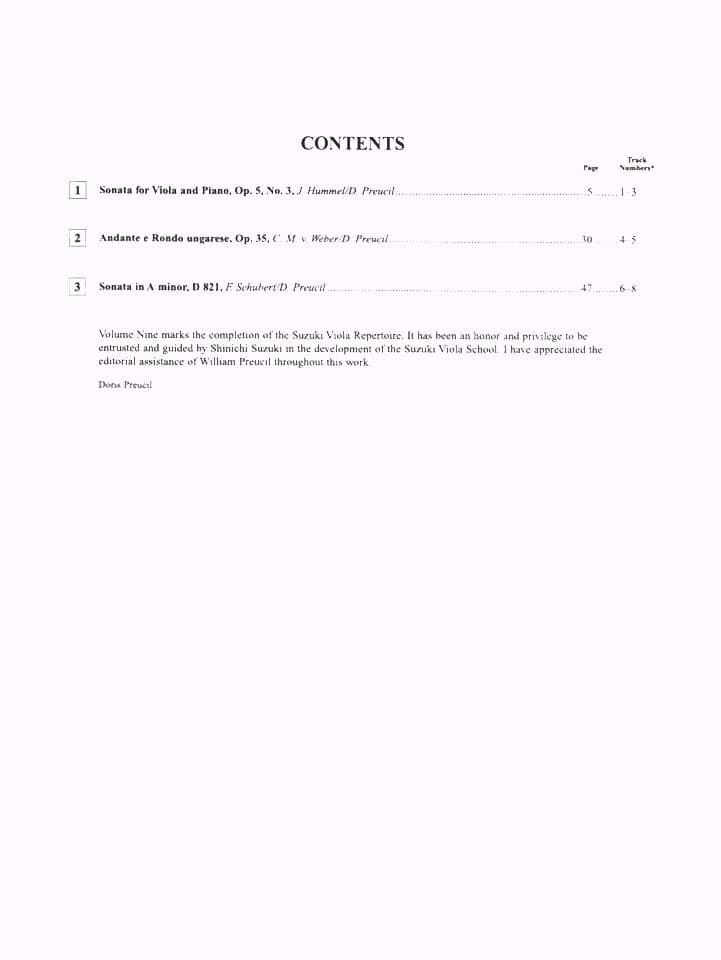 Suzuki Viola School Piano Accompaniment, Volume 9 - Image 2