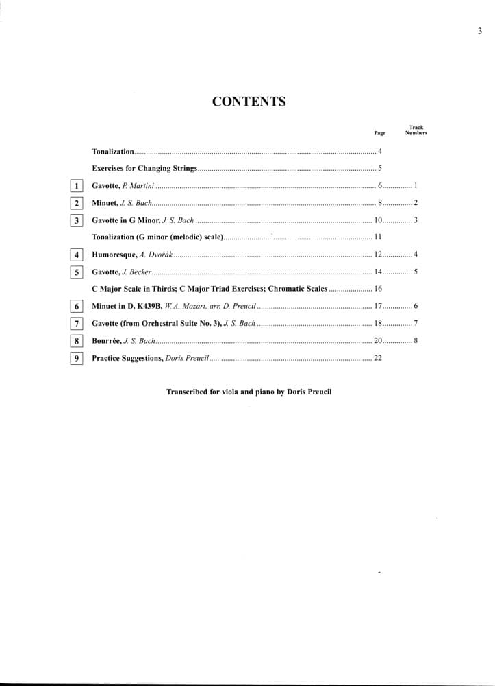 Suzuki Viola School Method Book and CD, Volume 3 - Image 2