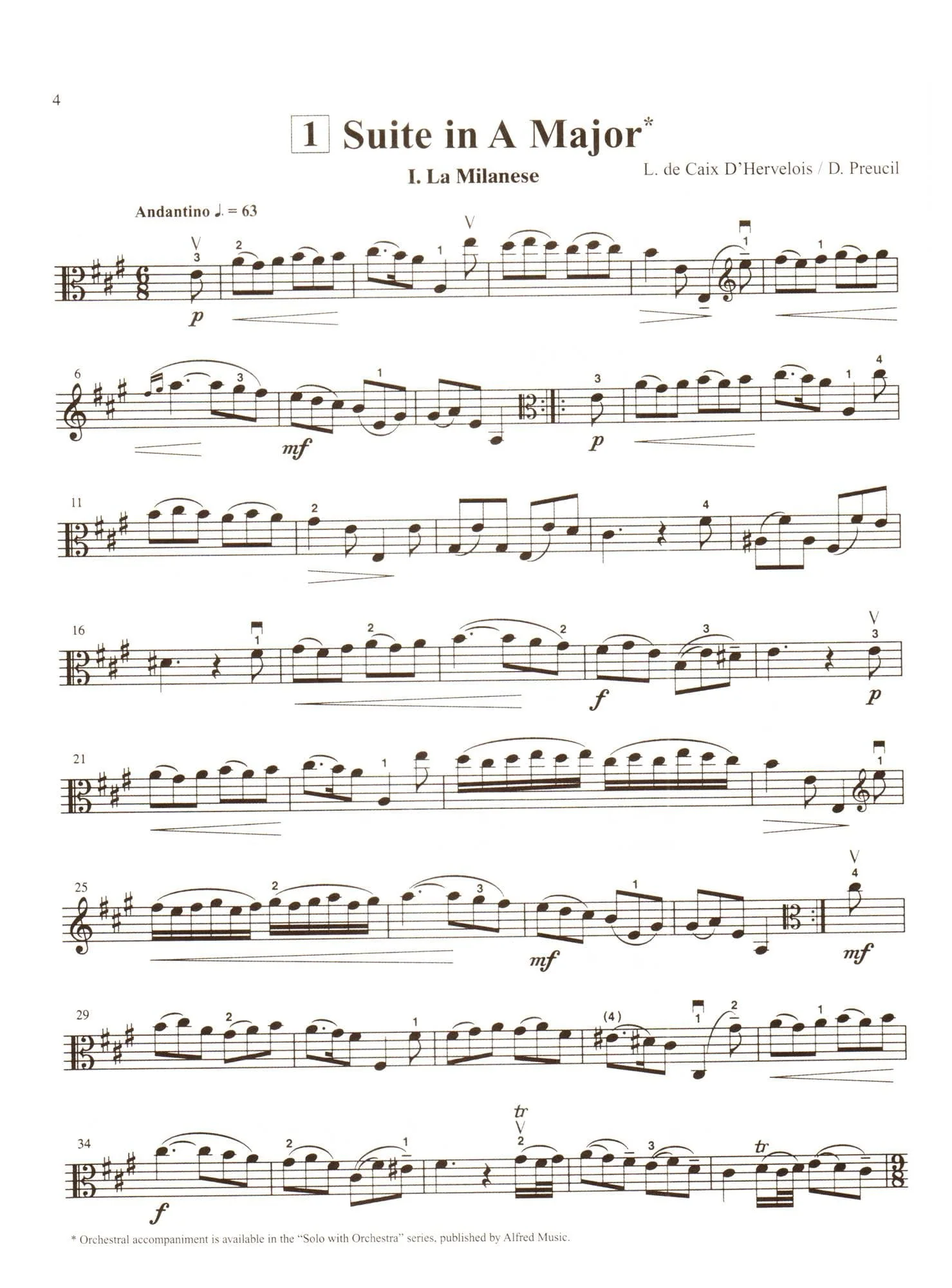 Suzuki Viola School Method Book and CD, Volume 7 - Image 3