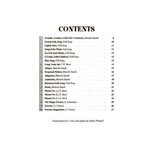 Suzuki Viola School, Volume 1 - Image 2
