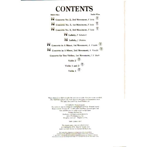 Suzuki Violin School Piano Accompaniment MIDI/CD-ROM, Volume 4 - Image 2