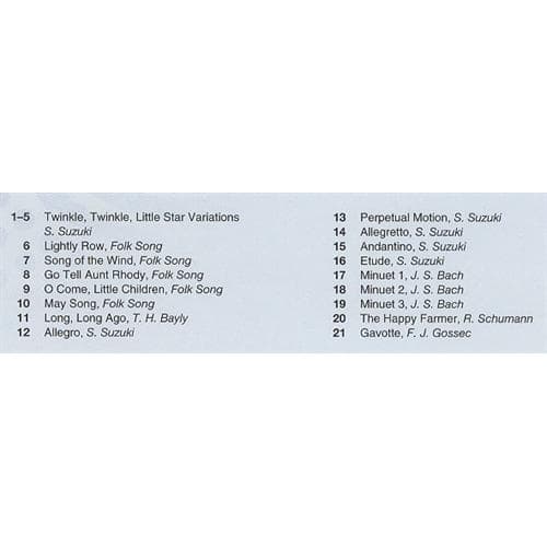 Suzuki Violin School CD, Volume 1, Performed by Cerone - Image 2