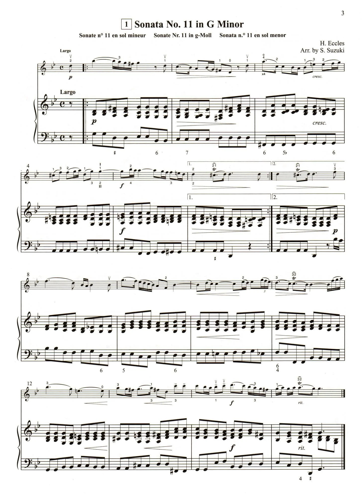Suzuki Violin School Piano Accompaniment, Volume 8 - Image 3