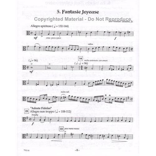 Christmas Album for String Quartet - Set of Parts - arranged by Vernon Taranto - Latham Music - Image 4