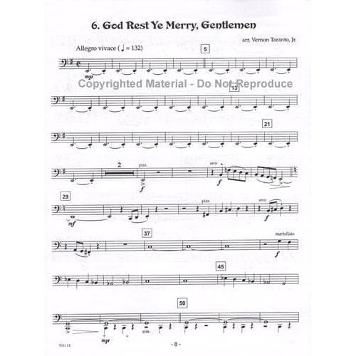 Christmas Album for String Quartet - Set of Parts - arranged by Vernon Taranto - Latham Music - Image 5