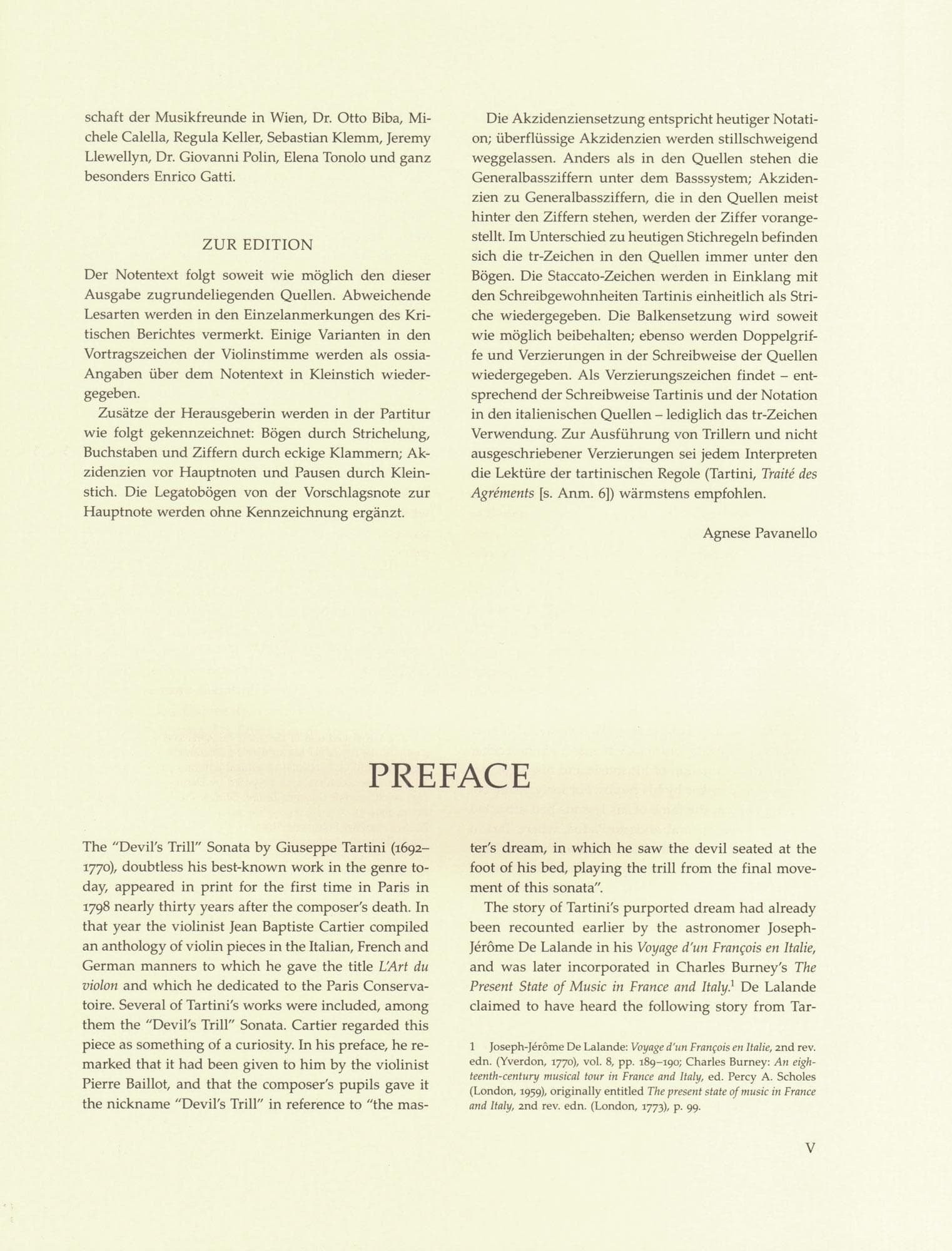 Tartini, Giuseppe - Sonata in G minor ("Devil's Trill") - for Violin and Basso continuo - Barenreiter URTEXT - Image 3