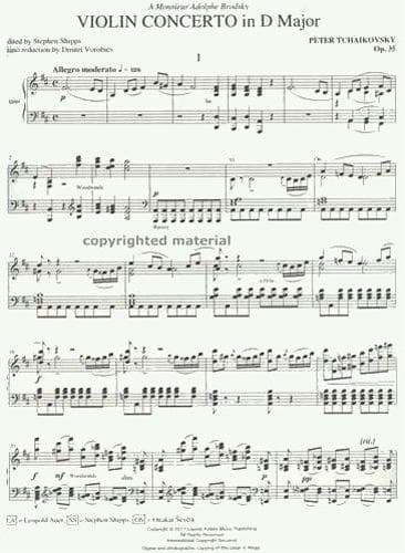 Sevcik, Otakar - Analytical Studies & Exercises for Tchaikovsky's Violin Concerto in D Major, Op 19 - for Violin and Piano - edited by Stephen Shipps - Lauren Keiser - Image 3