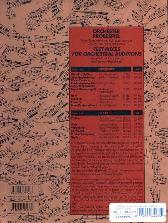 Various - Test Pieces For Orchestral Auditions, Violin, Volume 1 - edited by Karin Boerries, Artur F Wendt - Schott - Image 4