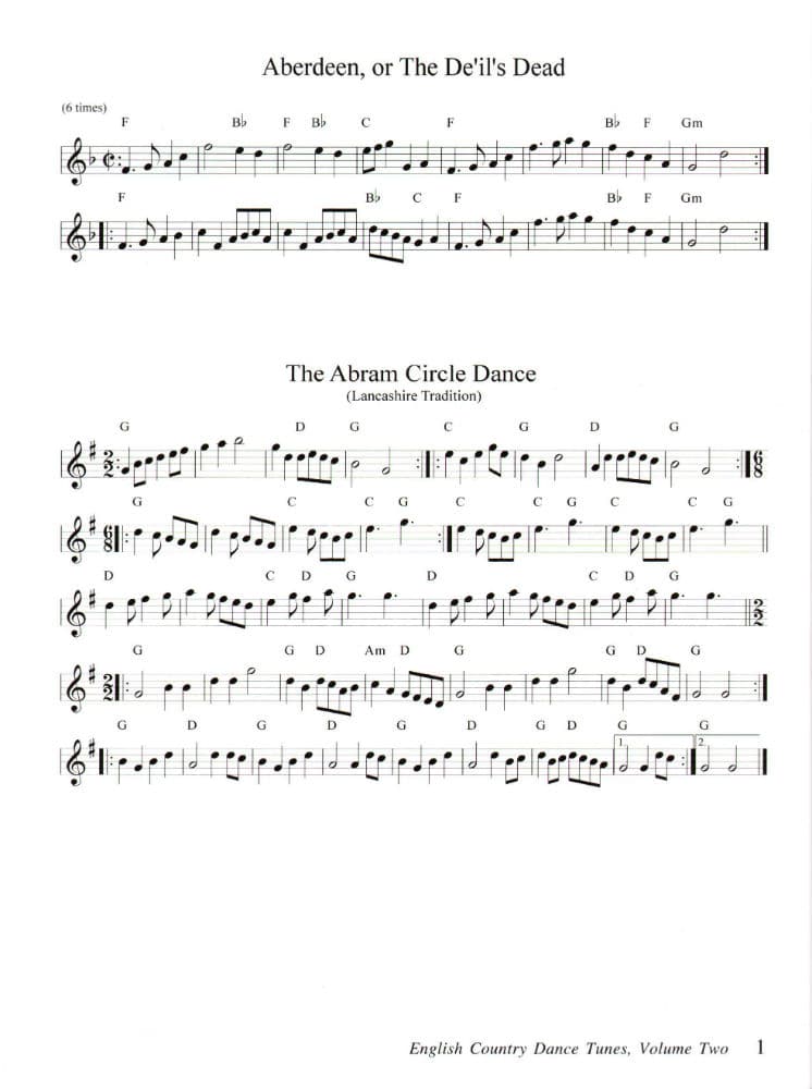 The Barnes Book of English Country Dance Tunes - Volume 2 - Image 3