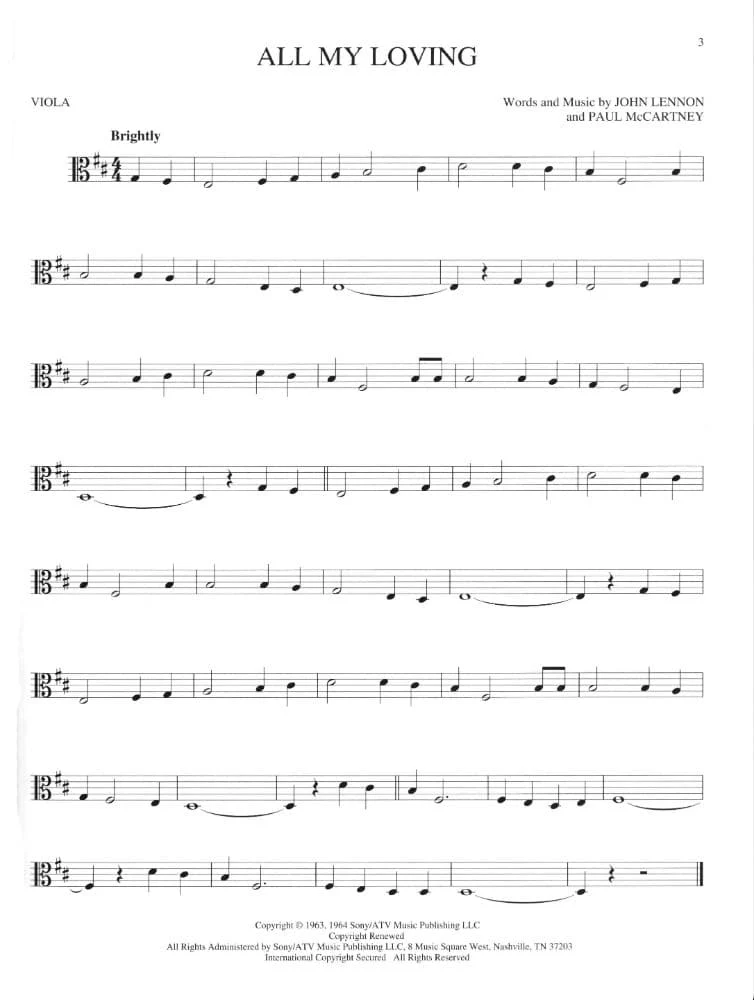 The Best of the Beatles: 89 Songs - Viola solo - Hal Leonard Publication - Image 3