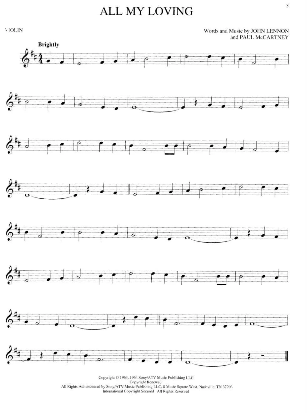 The Best of the Beatles: 89 Songs - Violin solo - Hal Leonard Publication - Image 3