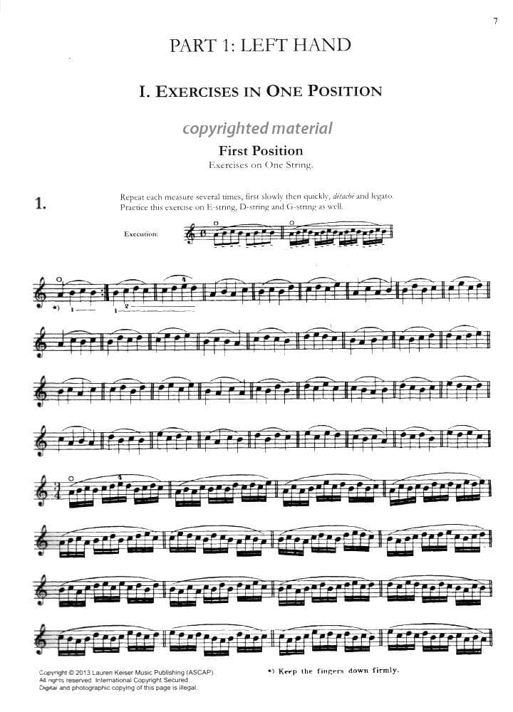 Sevcik, Otakar - The Essential Sevcik: A Critical Collection of the Most Important Exercises - Violin - published by Lauren Keiser Music - Image 3