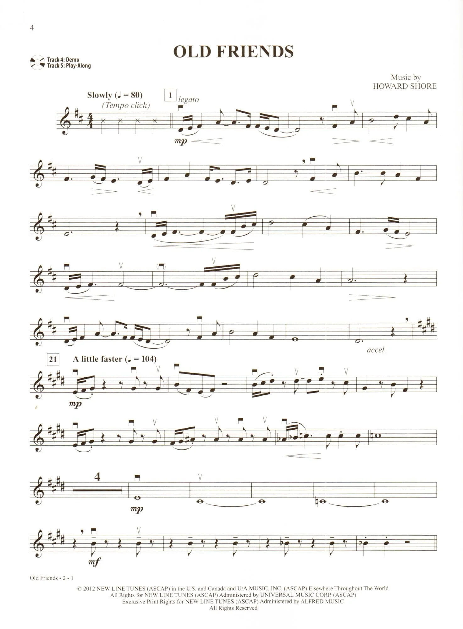 Howard Shore - The Hobbit: Instrumental Solos - for Violin with CD or Piano - Alfred - Image 3