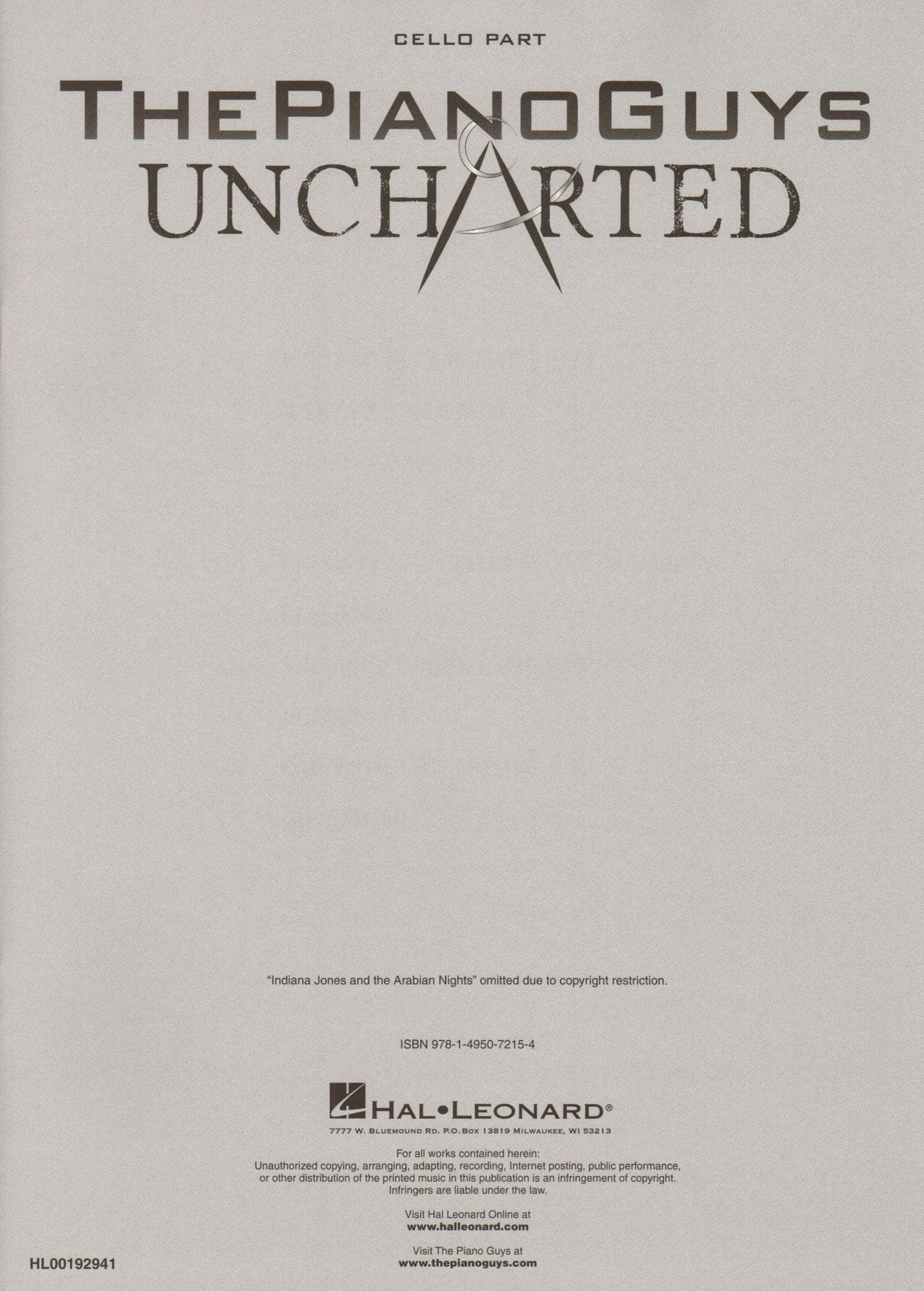 The Piano Guys: Uncharted - for Solo Piano with Optional Cello - Hal Leonard - Image 4