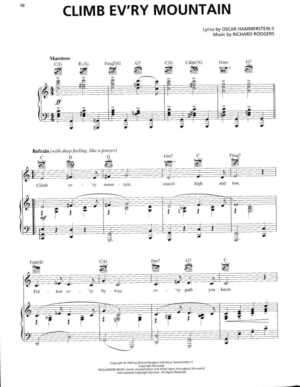 Rodgers & Hammerstein - The Sound of Music - for Violin or Voice and Piano - Hal Leonard - Image 2