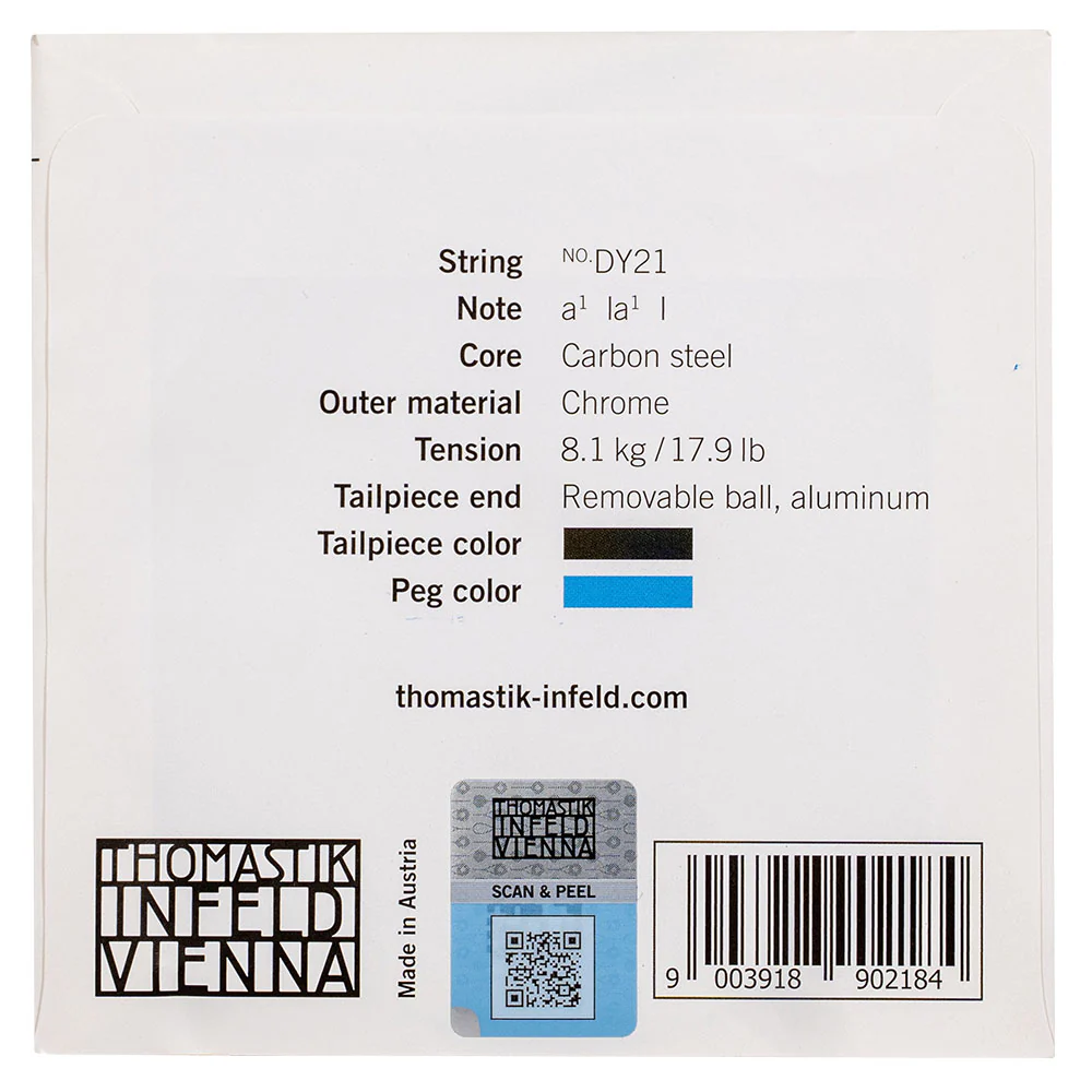 Thomastik-Infeld Dynamo Viola A-String - 15"-16.5" Size - Medium Gauge - Image 2