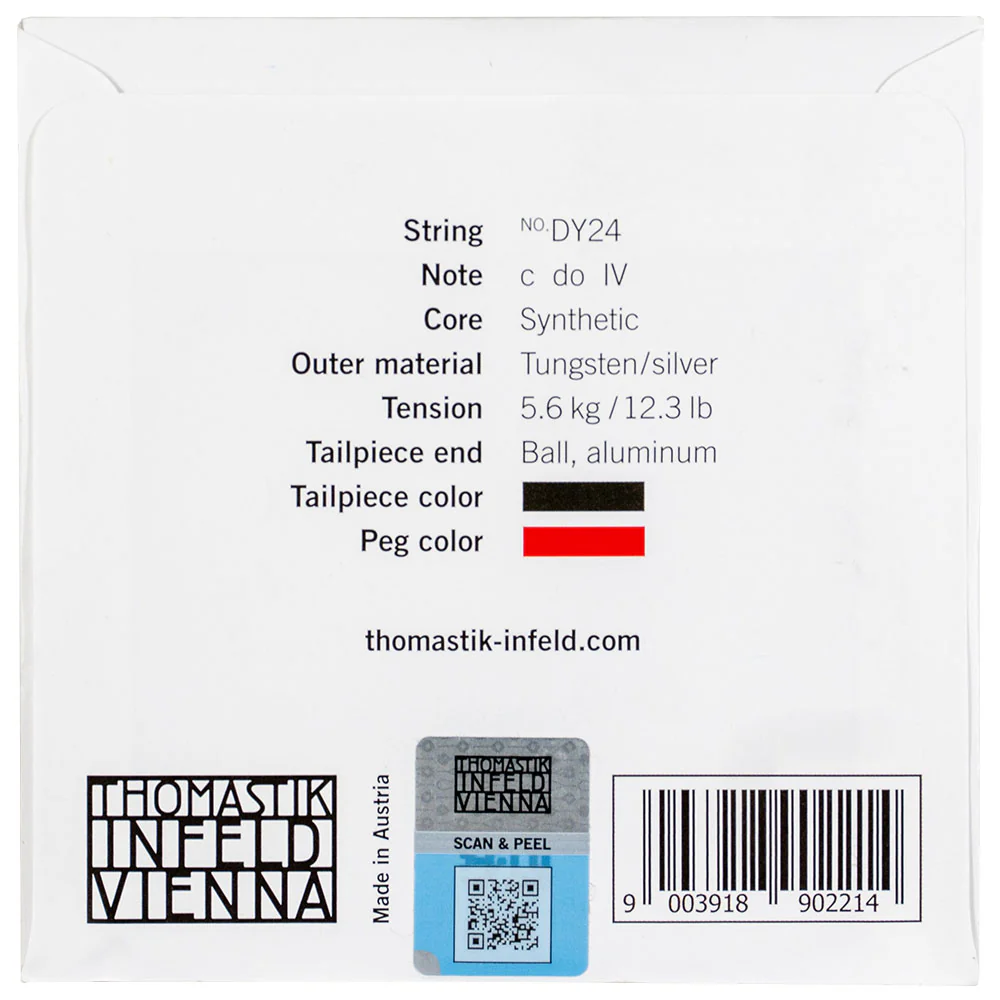 Thomastik-Infeld Dynamo Viola C-String - 15"-16.5" Size - Medium Gauge - Image 2