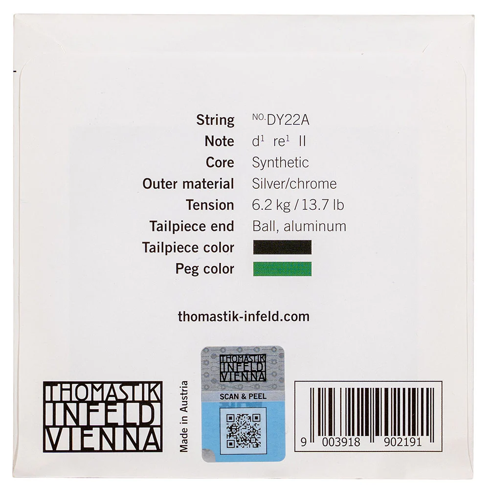 Thomastik-Infeld Dynamo Viola D-String - 15"-16.5" Size - Medium Gauge - Image 2