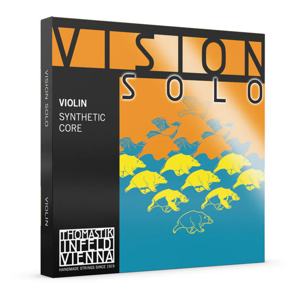 Thomastik-Infeld Vision Solo Violin String Set - 4/4 Size - Medium Gauge