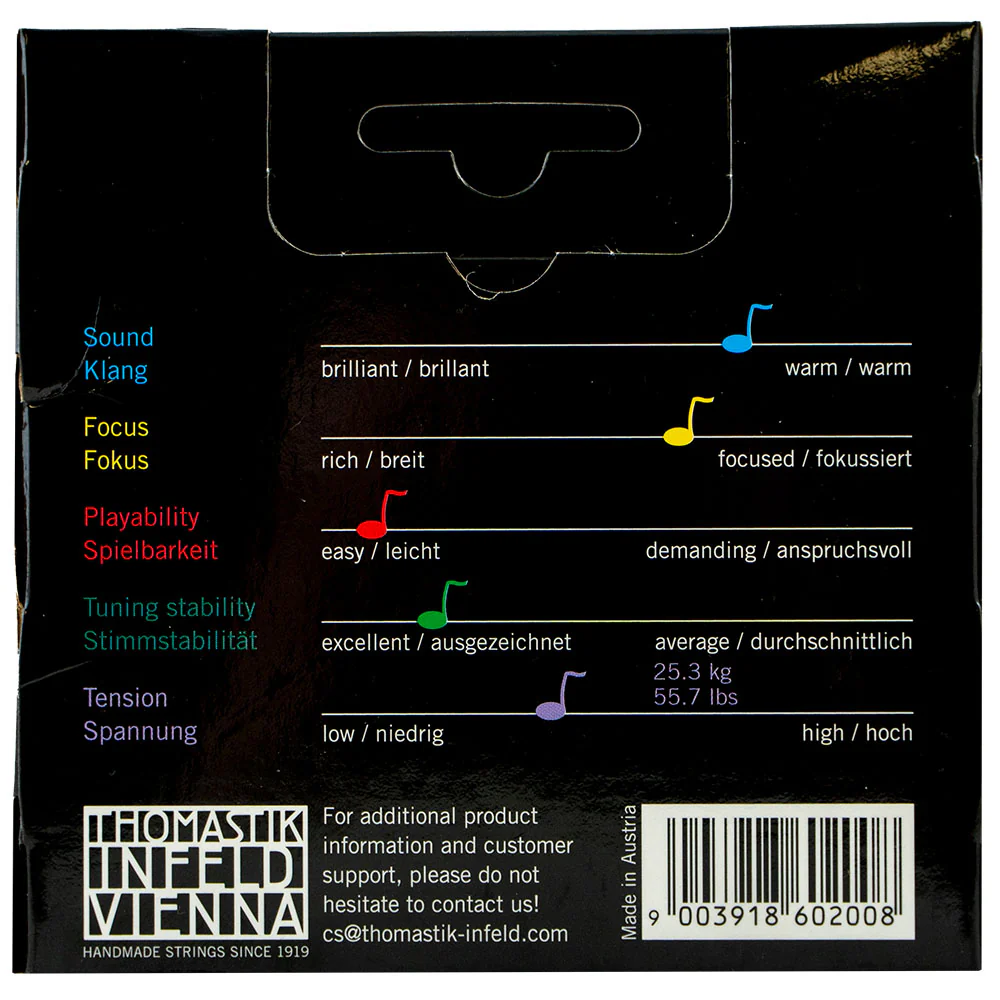 Thomastik-Infeld Vision Solo Viola String Set - 15"-16.5" Size - Medium Gauge - Image 2