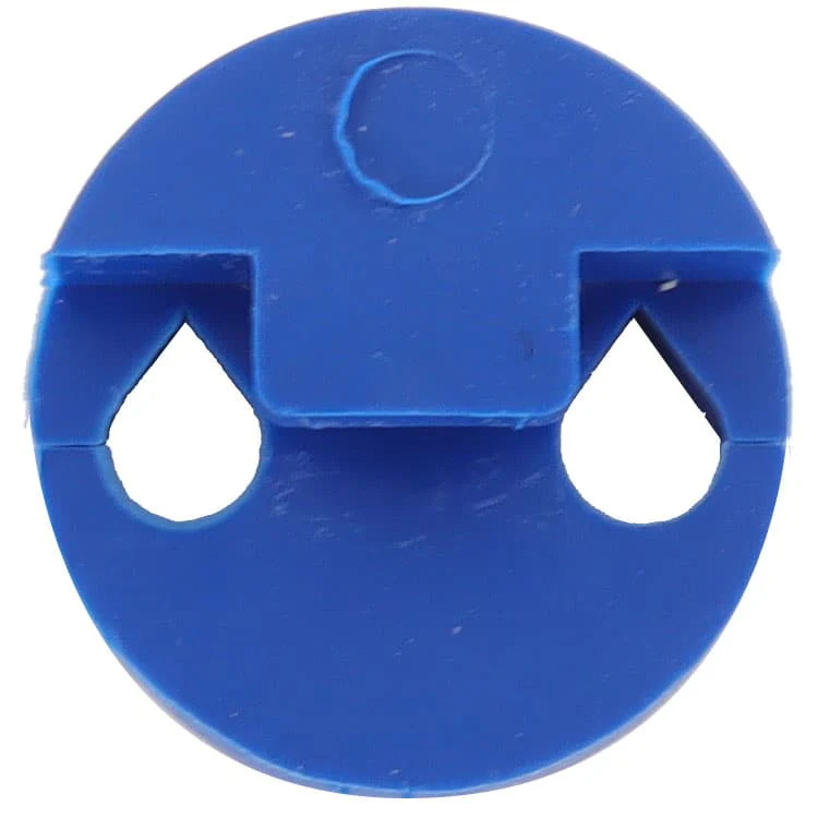 Tourte Mute Round 2 Holes for Violin Blue