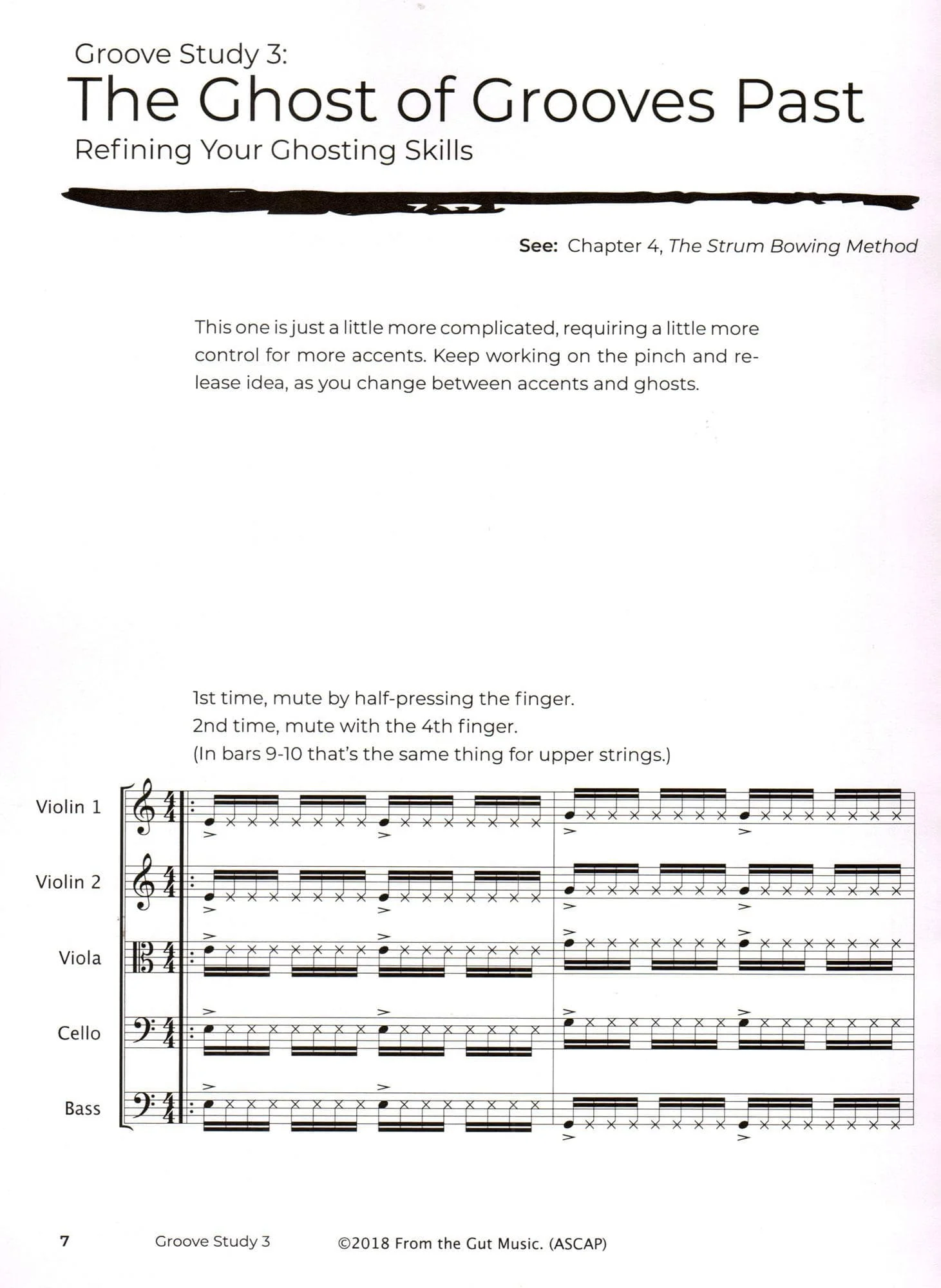 Silverman, Tracy - 22 Groove Studies for String Orchestra - Conductor's Score - Image 4