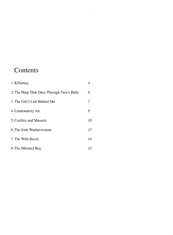 Turner, Barrie Carson - The Wild Rover - 8 Irish Melodies for String Quartet - Published by Schott Music - Image 2