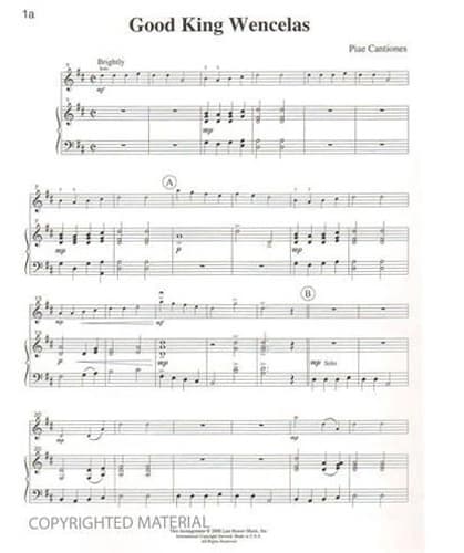 Twenty Intermediate Christmas Solos - for Violin, Flute, or Oboe - arranged by Grace Oh - Last Resort Music - Image 4