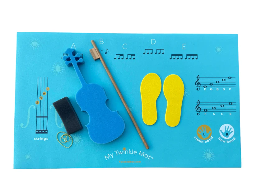 Twinkl'in Foam Violin and Wood Bow 1/32 Size - Image 3