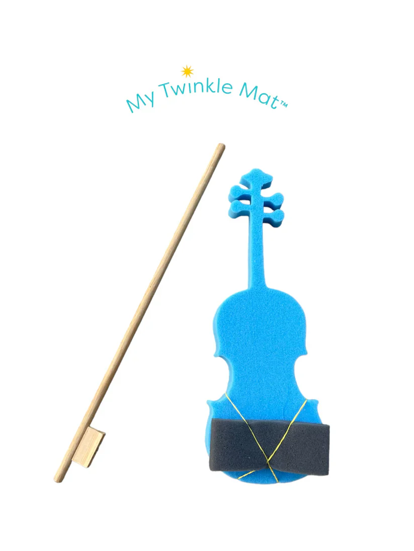 Twinkl'in Foam Violin and Wood Bow 1/8 Size - Image 2