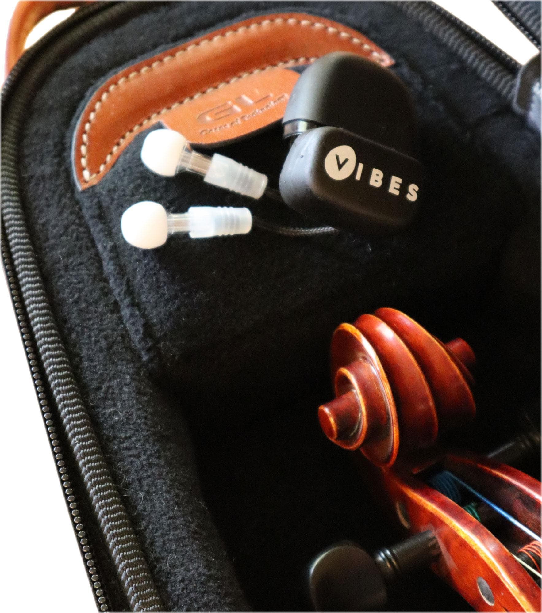 Vibes Hi-Fidelity Earplugs with Case and Connector - Image 2