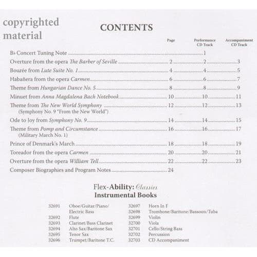 Victor Lopez - Flex Ability Classics. CD Accompaniment. Published by Alfred. - Image 2