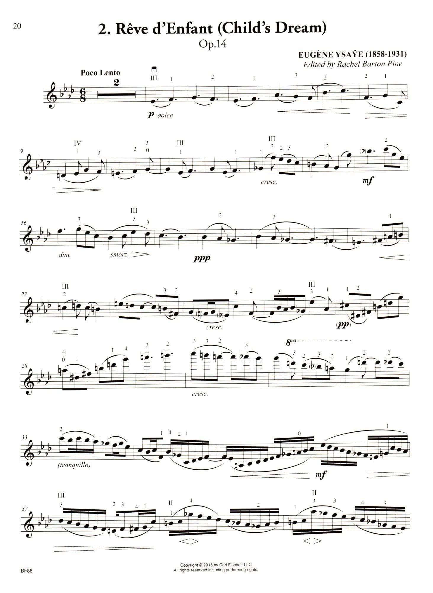 Violin Lullabies - 27 Pieces for Violin and Piano (online PDF and Audio included) - edited by Rachel Barton Pine - Carl Fischer Publication - Image 4