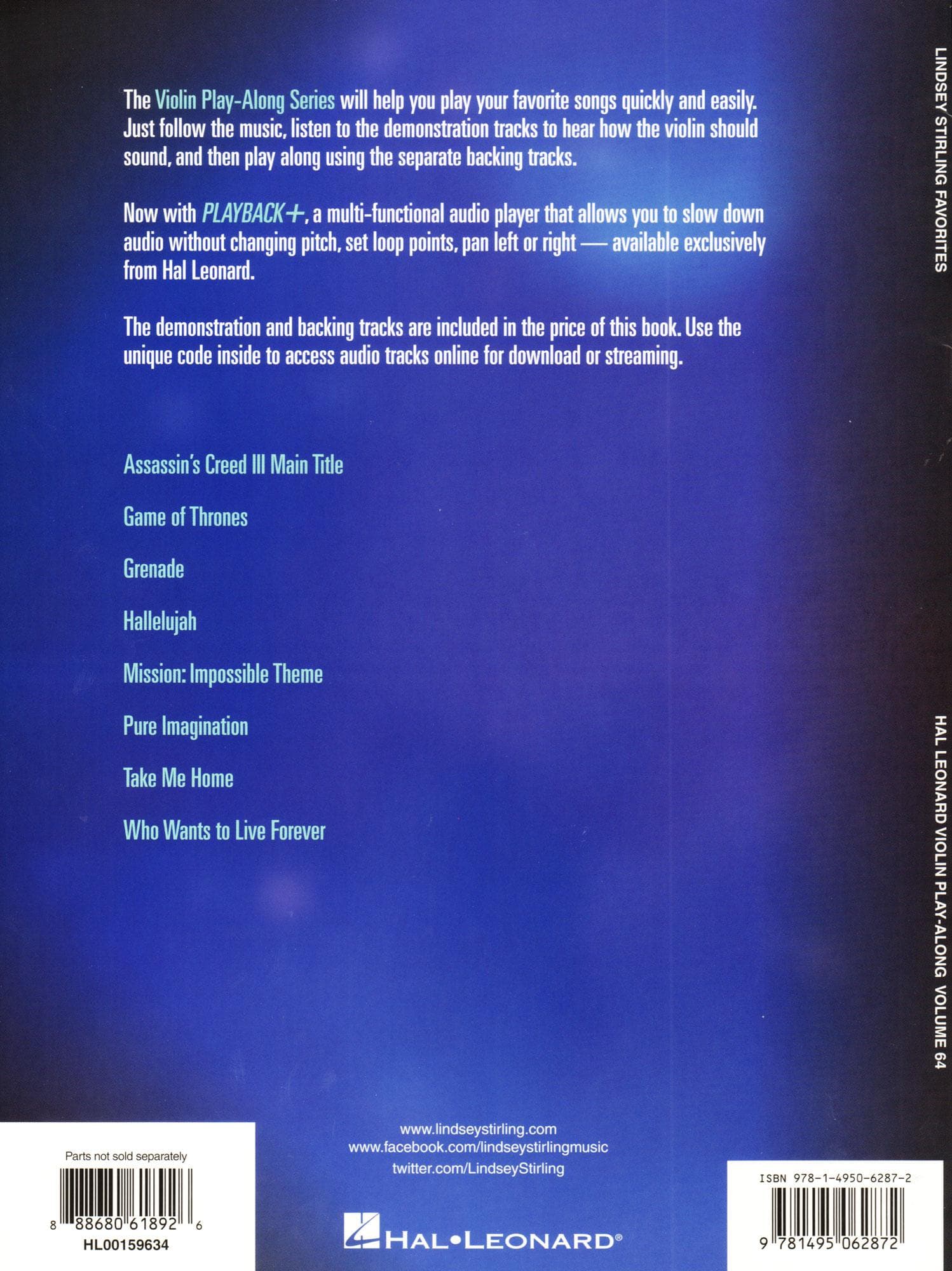 Lindsey Stirling Favorites - Violin Play-Along Vol. 64 - for Violin with Audio Accompaniment - Hal Leonard - Image 4
