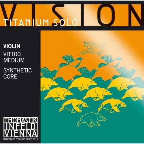 Thomastik Infeld Vision Titanium Solo Violin E String - 4/4 Size - Medium Gauge - Image 4