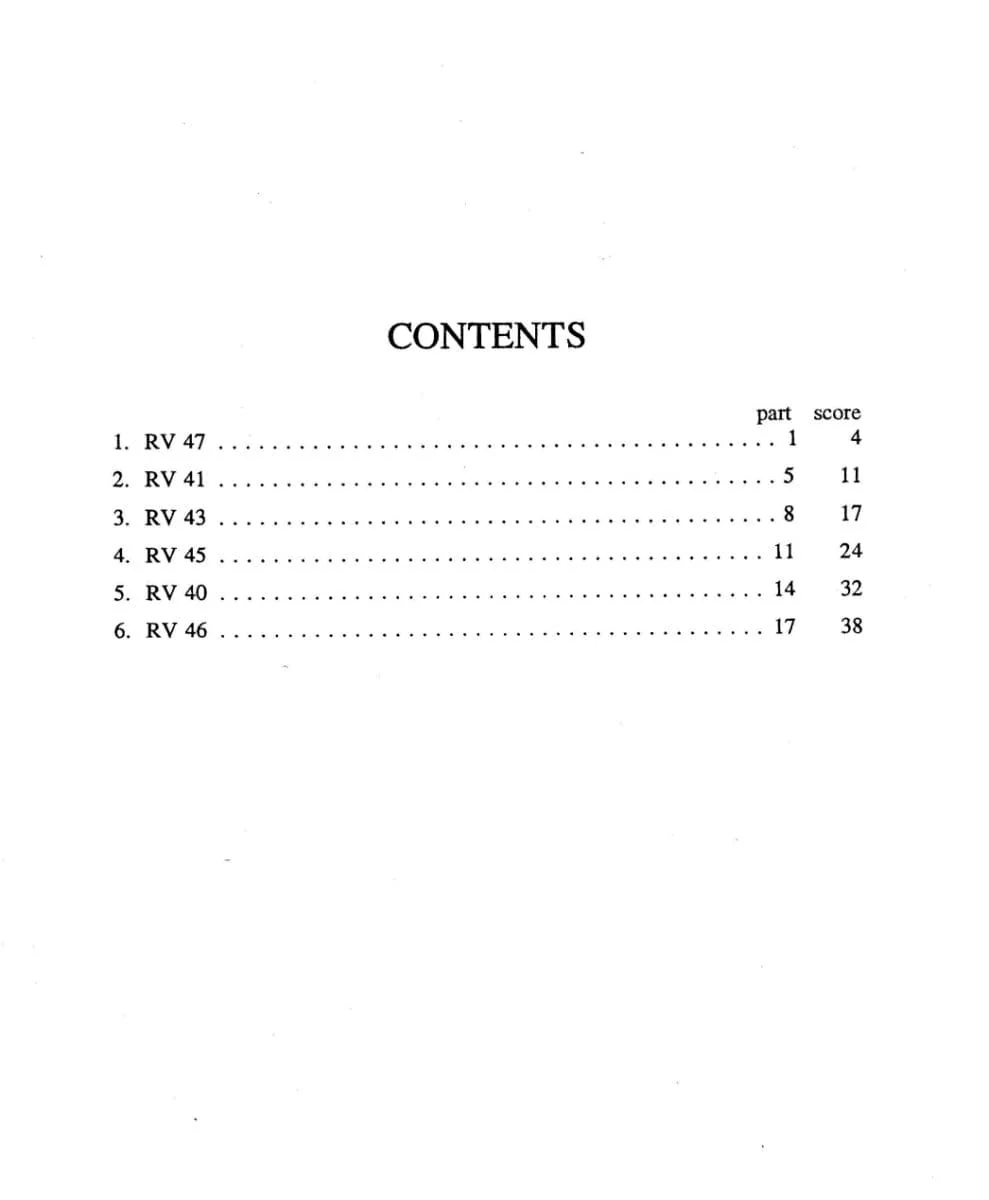Vivaldi, Antonio - Six Sonatas, F XIV, Numbers 1-6 For Cello and Piano Edited by Hellmann Published by Masters Music Publishing Co - Image 2