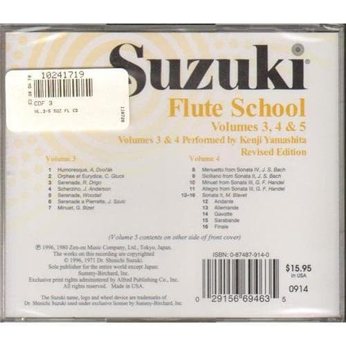 Suzuki Flute School CD, Volumes 3, 4, and 5 - Image 2