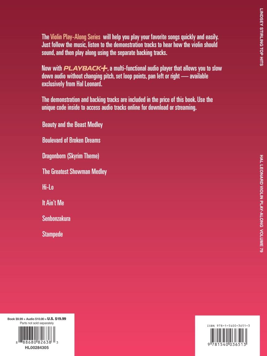 Violin Play-Along Volume 79: Lindsey Stirling Top Songs - for Violin - with Online Audio Access - Hal Leonard - Image 5