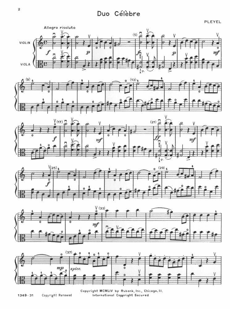 Whistler / Hummel - String Companions Duet Collection, Volume 2 - Violin and Viola - Rubank Publications - Image 3