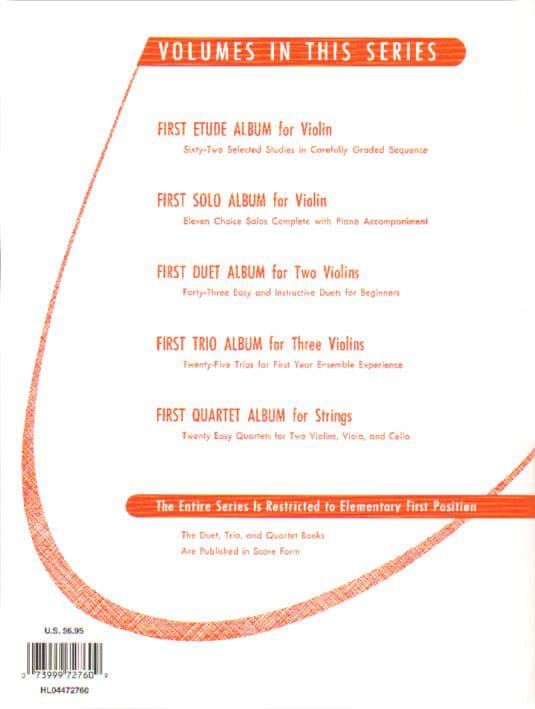Whistler / Hummel - First Quartet Album Published by Rubank Publications - Image 4