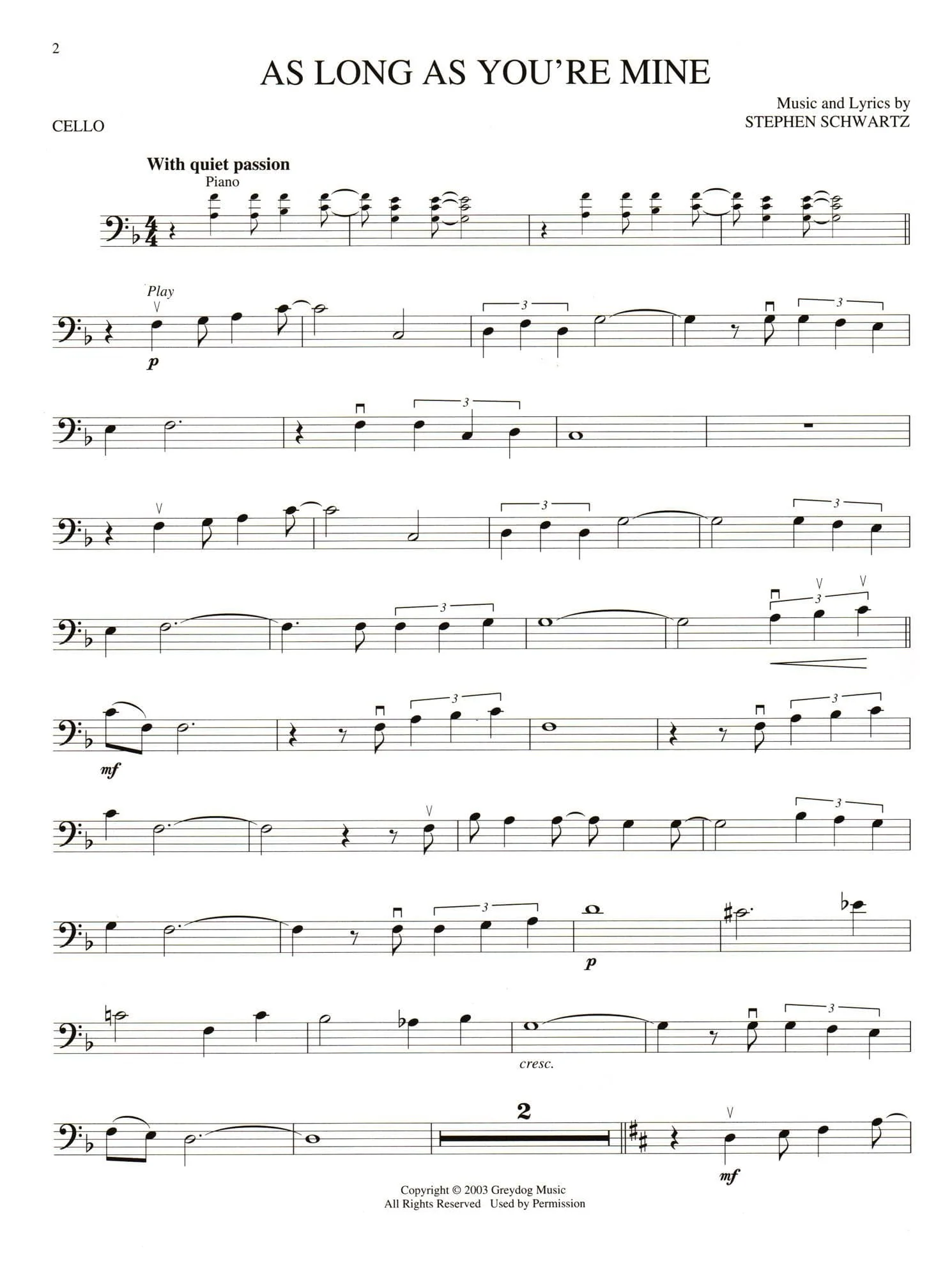 Wicked - 13 Songs from the Musical - for Cello with Audio Accompaniment - Hal Leonard Instrumental Play-Along - Image 3