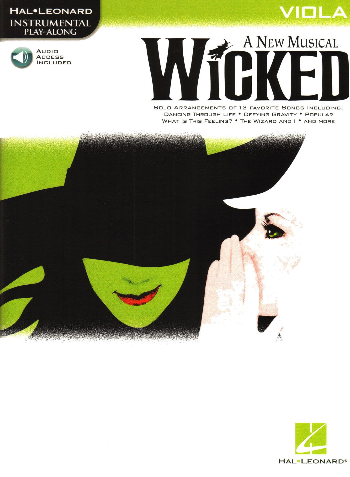 Wicked - 13 Songs from the Musical - for Viola with Audio Accompaniment - Hal Leonard Instrumental Play-Along