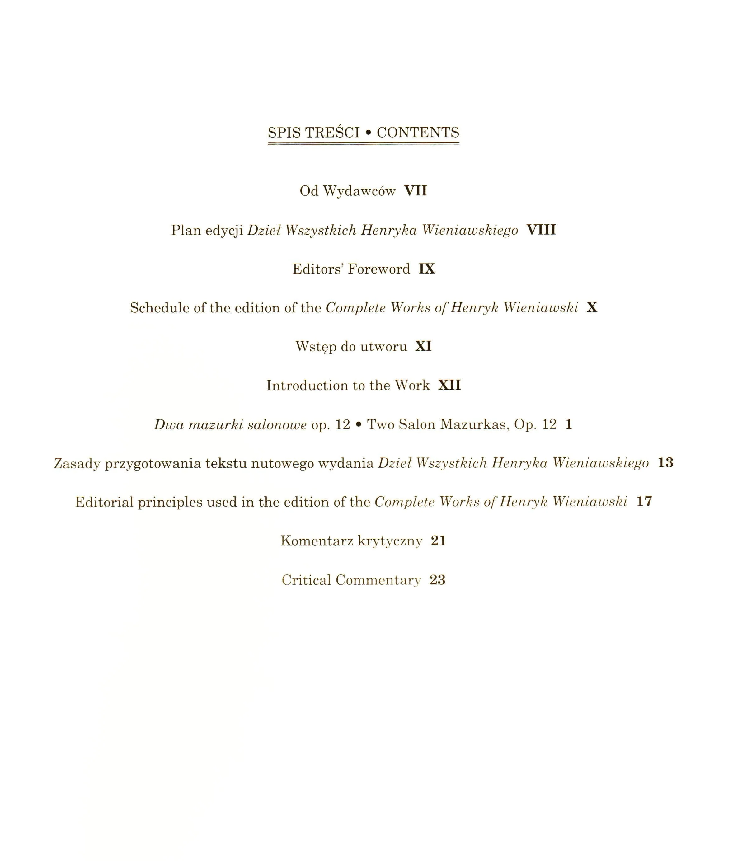 Wieniawski, Henryk - Two Mazurkas, Op. 12 - for Violin and Piano - edited by Zofia Chechlinska - PWM Edition - Image 2