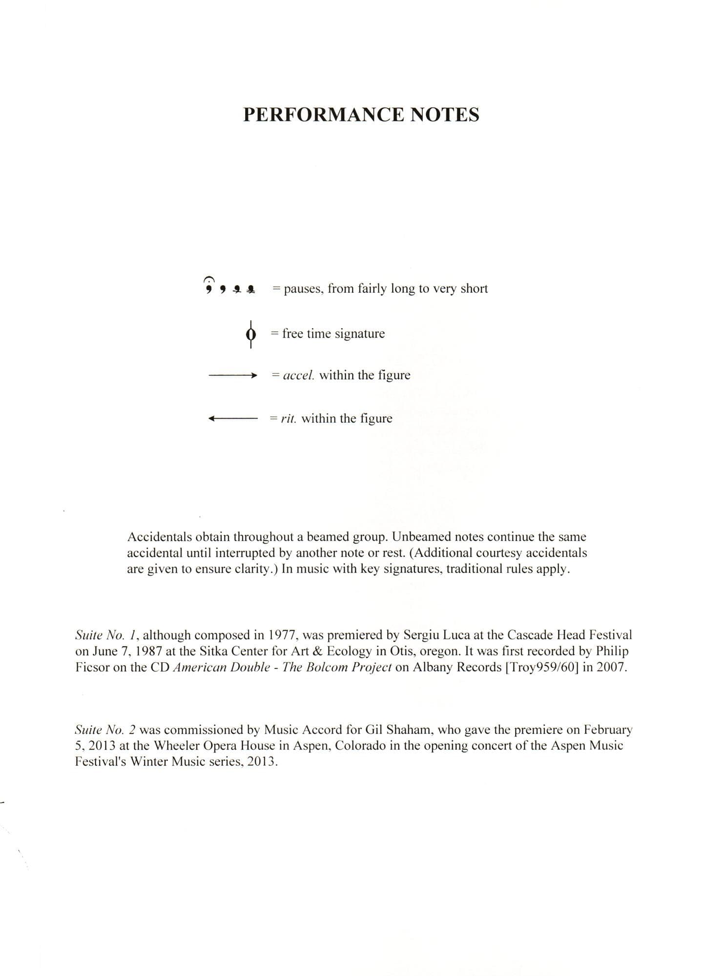 Bolcom, William - Suites No. 1 and No. 2 - for Solo Violin - Edward B. Marks Music Company - Image 3
