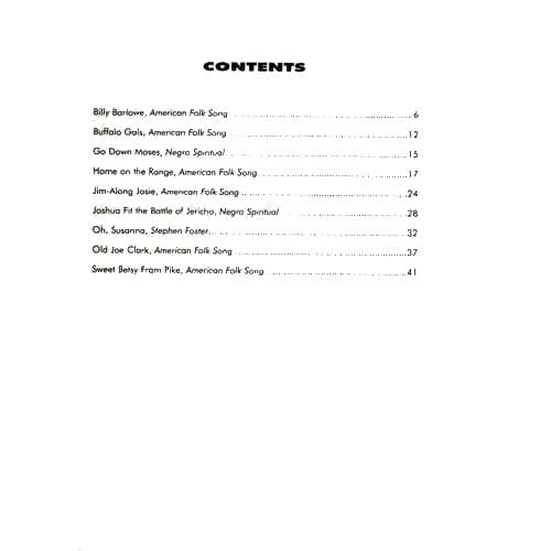 Folk Songs of the USA Piano Part & Score by William Starr - Image 2