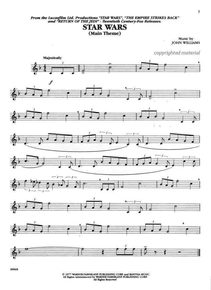 Williams, John - Music From The Star Wars Trilogy - Violin - Alfred Music Publishing - Image 3