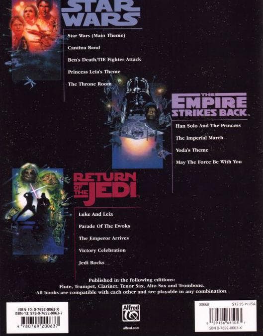 Williams, John - Music From The Star Wars Trilogy - Violin - Alfred Music Publishing - Image 4
