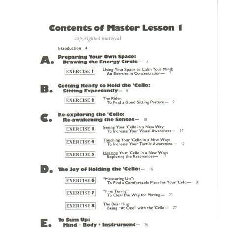 Wimmer The Joy of Cello Playing - Master Lesson 1. Published by Arioso Press. - Image 2