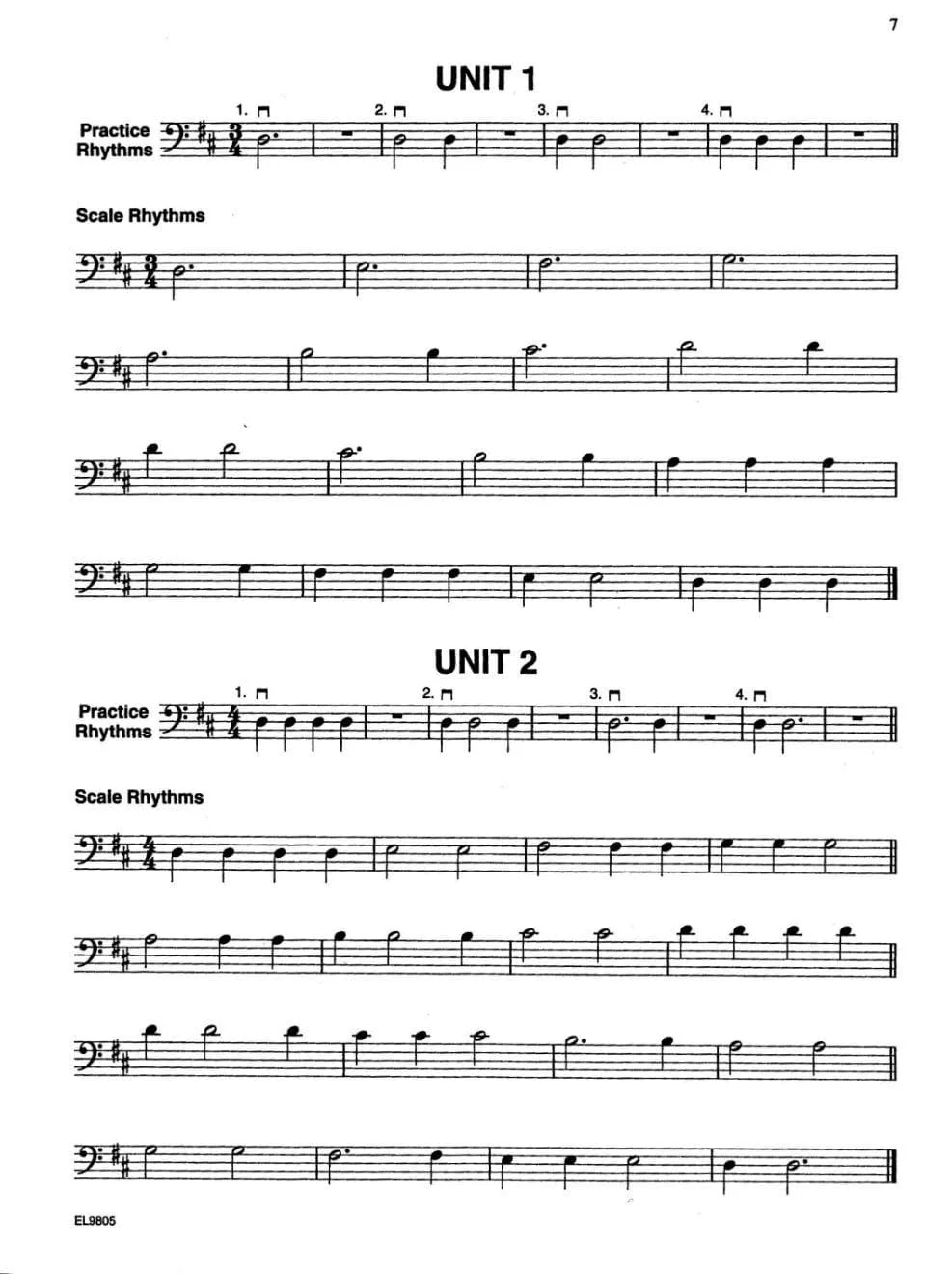 Witt - A Rhythm a Week, for Cello / Bass Published by Alfred Music - Image 3