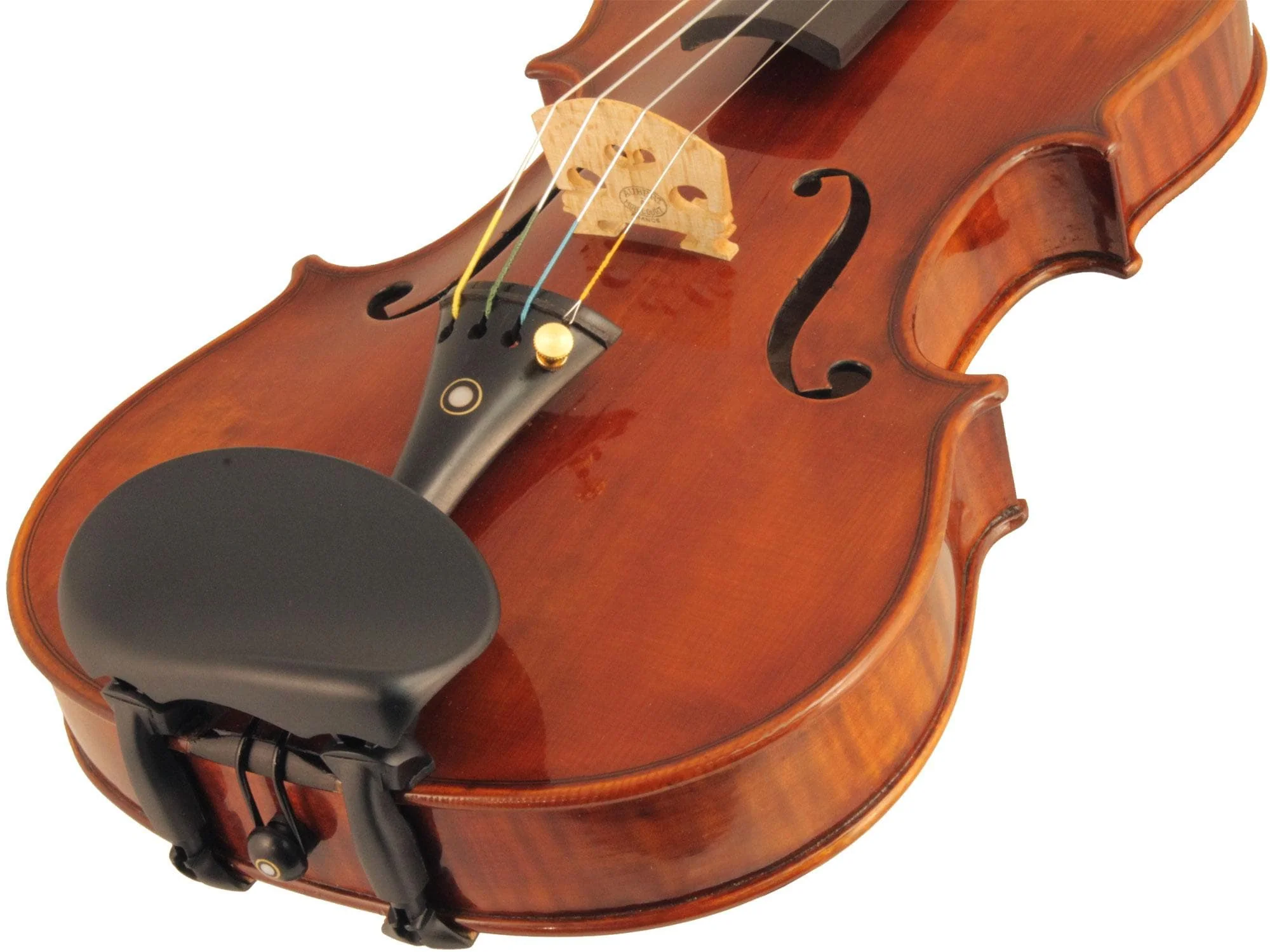 Wittner Hypoallergenic Plastic Violin Chinrest - Center Mounted 3/4 - Image 3